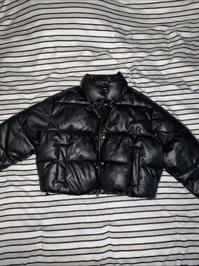 Zara Black Leather Jacket